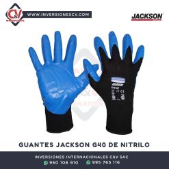 GUANTES JACKSON G40 DE NITRILO