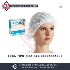 Toca Tipo Tira R&g Descartable