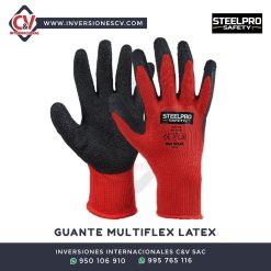 Guante Multiflex Latex Rojo