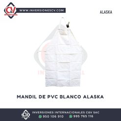 Mandil De Pvc Blanco Alaska