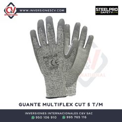 Guante Multiflex Cut 5 Pu T/m Steelpro