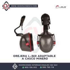 Orejera L-360 Adaptable Casco Minero