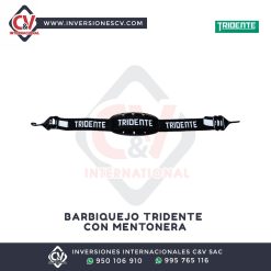 Barbiquejo Tridente Con Mentonera