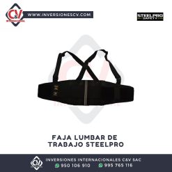 Faja Lumbar De Trabajo Steelpro