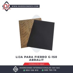 Lija Para Fierro G-150 Abralit