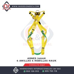 ArnÉs I4a4h 4 Anillas 4 Hebillas Hauk