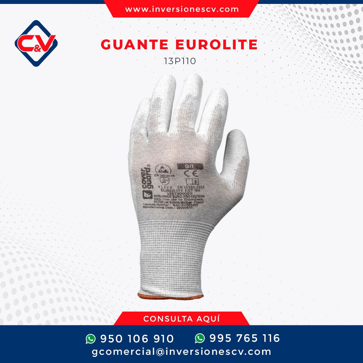 GUANTE EUROLITE EST90