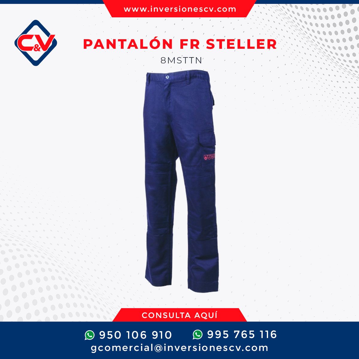 PANTALÓN FR STELLER 8MSTTN