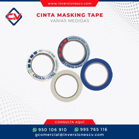 CINTA MASKING TAPE (VARIAS MEDIDAS)