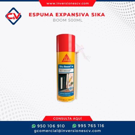 ESPUMA EXPANSIVA SIKA BOOM 500ML