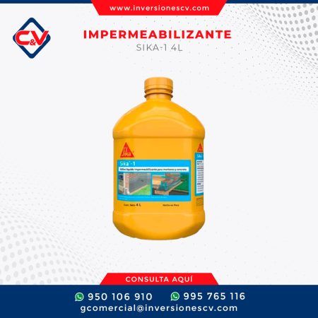 IMPERMEABILIZANTE SIKA-1 4L