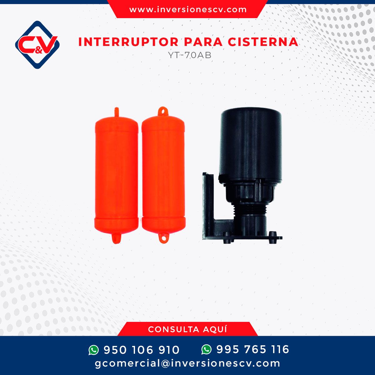 INTERRUPTOR PARA CISTERNA YT-70AB