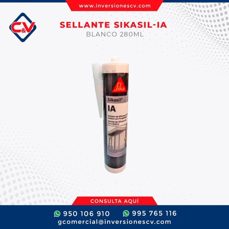 SELLANTE SIKASIL-IA BLANCO 280ML