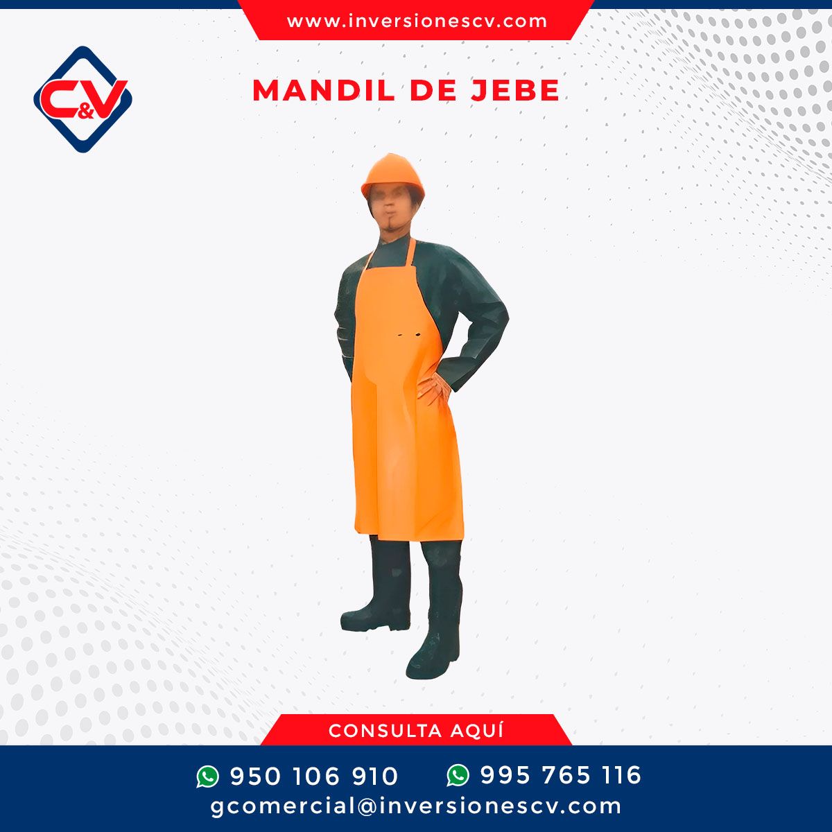 MANDIL DE JEBE