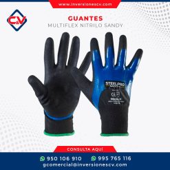 Guante Multiflex Nitrilo Sandy