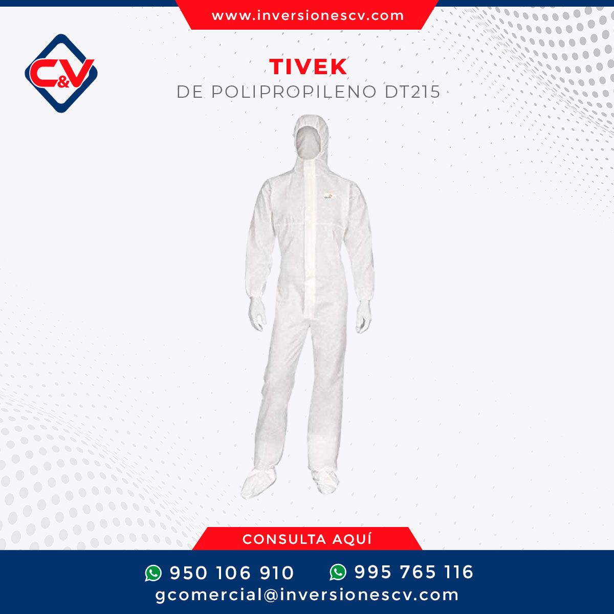 BUZO DE PROTECCIÓN DT215