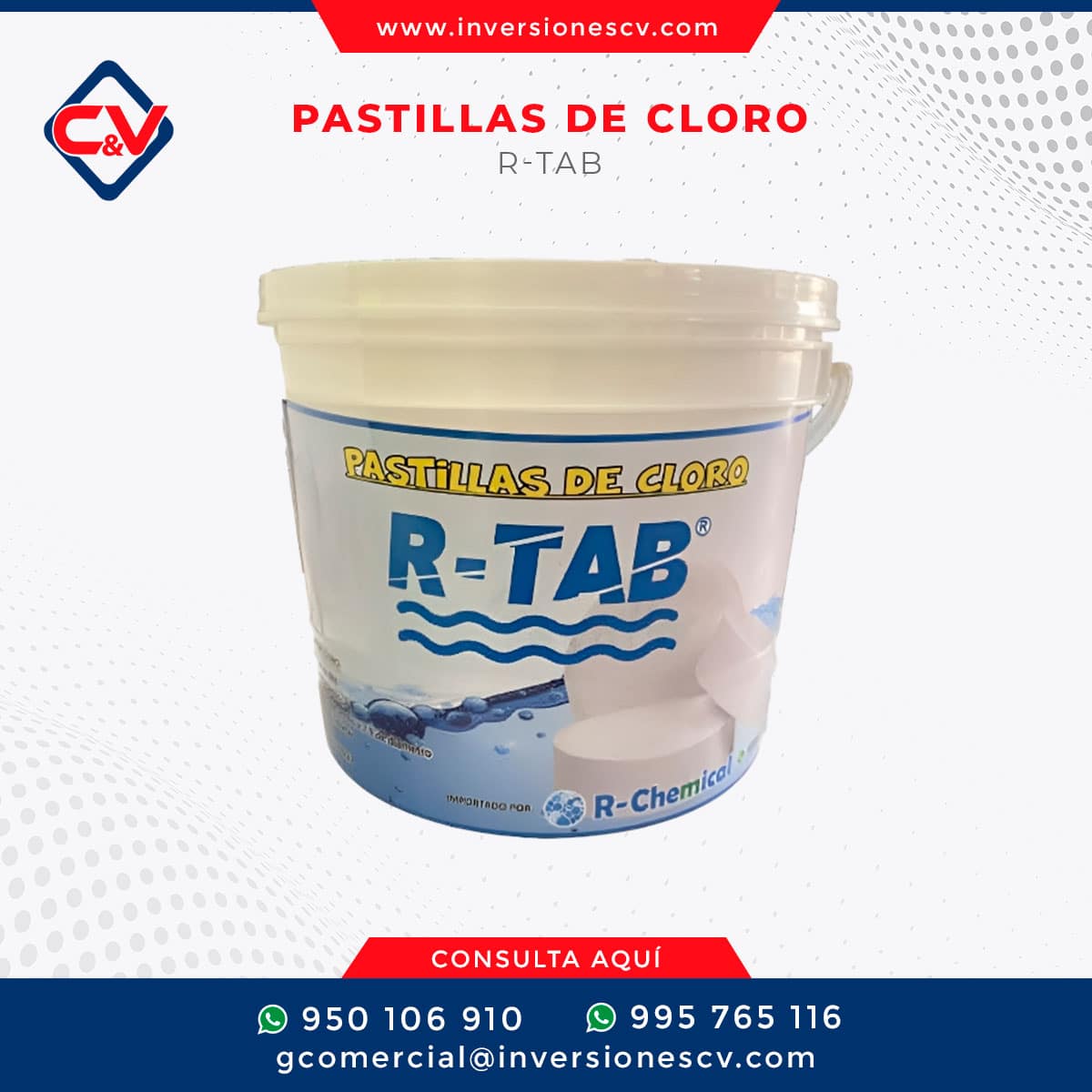 Pastillas de cloro R-TAB